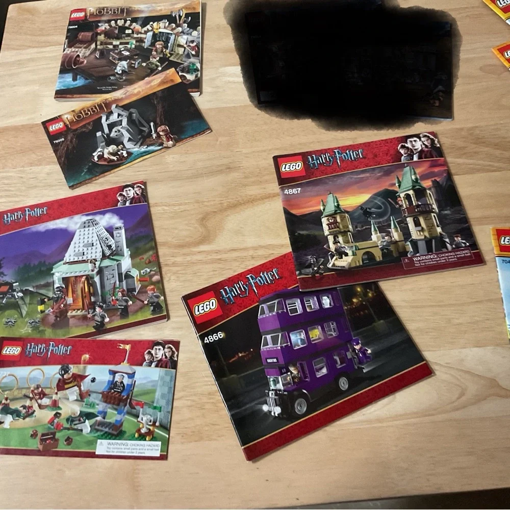 Lot x10 Lego Castle Harry Potter Hobbit Instruction Manual Only 70404 79004 4867